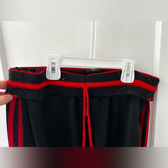 Adidas Red Stripe Track Pants - Picture 4 of 5